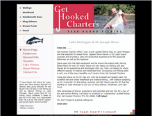 Tablet Screenshot of gethookedcharters.net